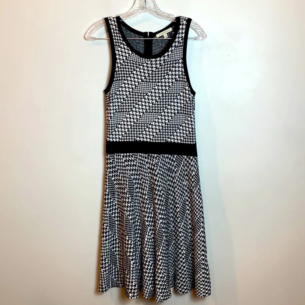 41 Hawthorn Herringbone Fit & Flare Tank Dress